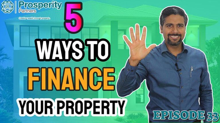Free Video: 3 Ways you can finance your property investment purchase