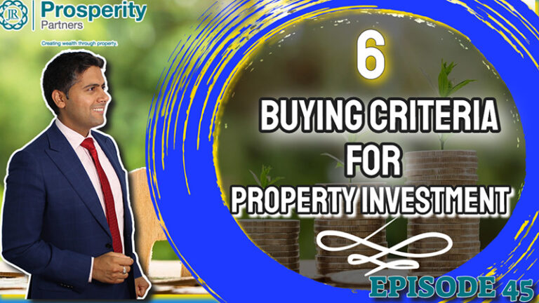 Free Video: Buying criteria for property investment success